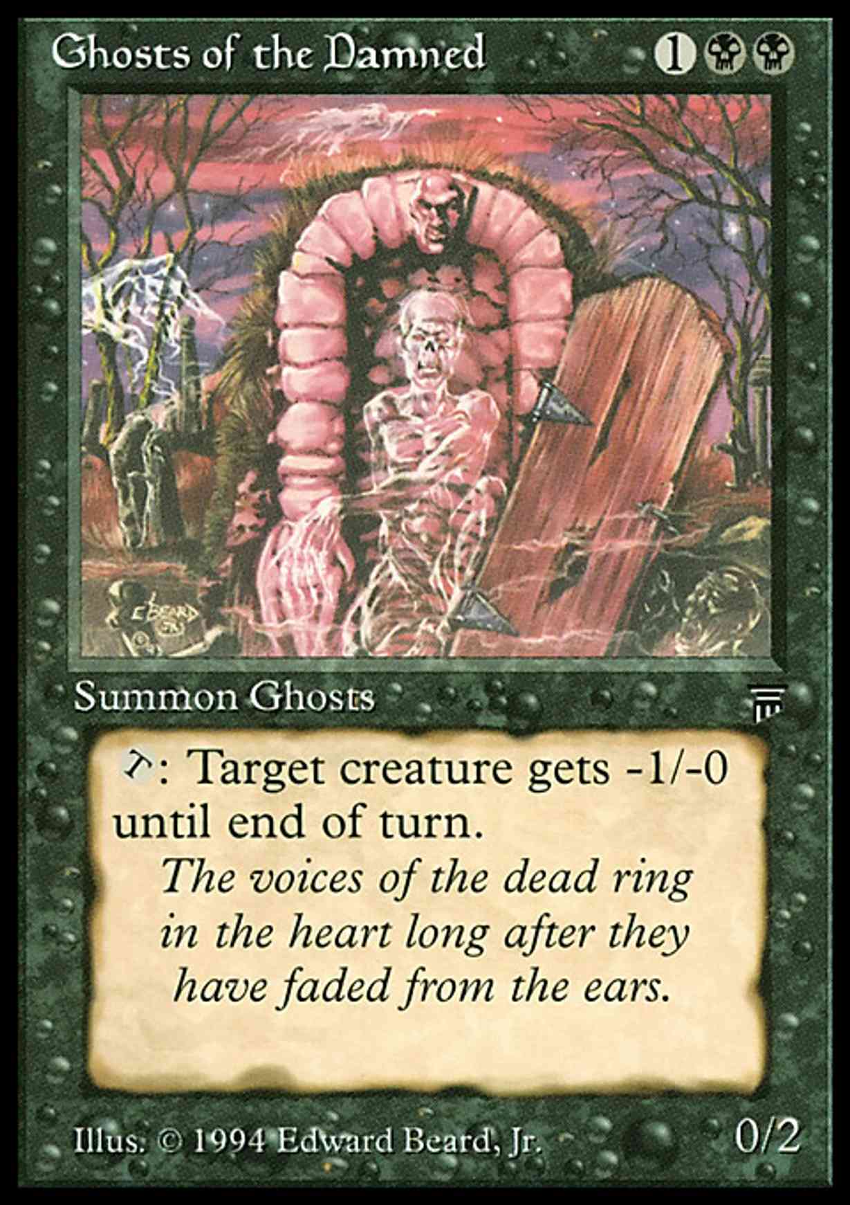 Ghosts of the Damned magic card front