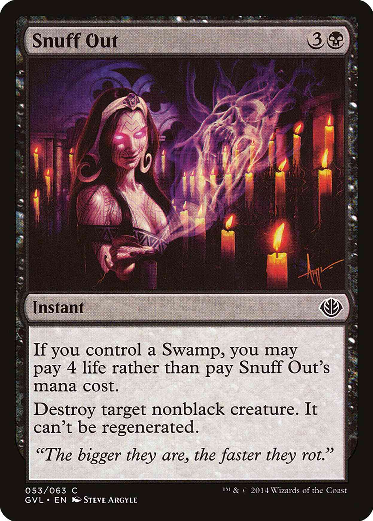 Snuff Out magic card front
