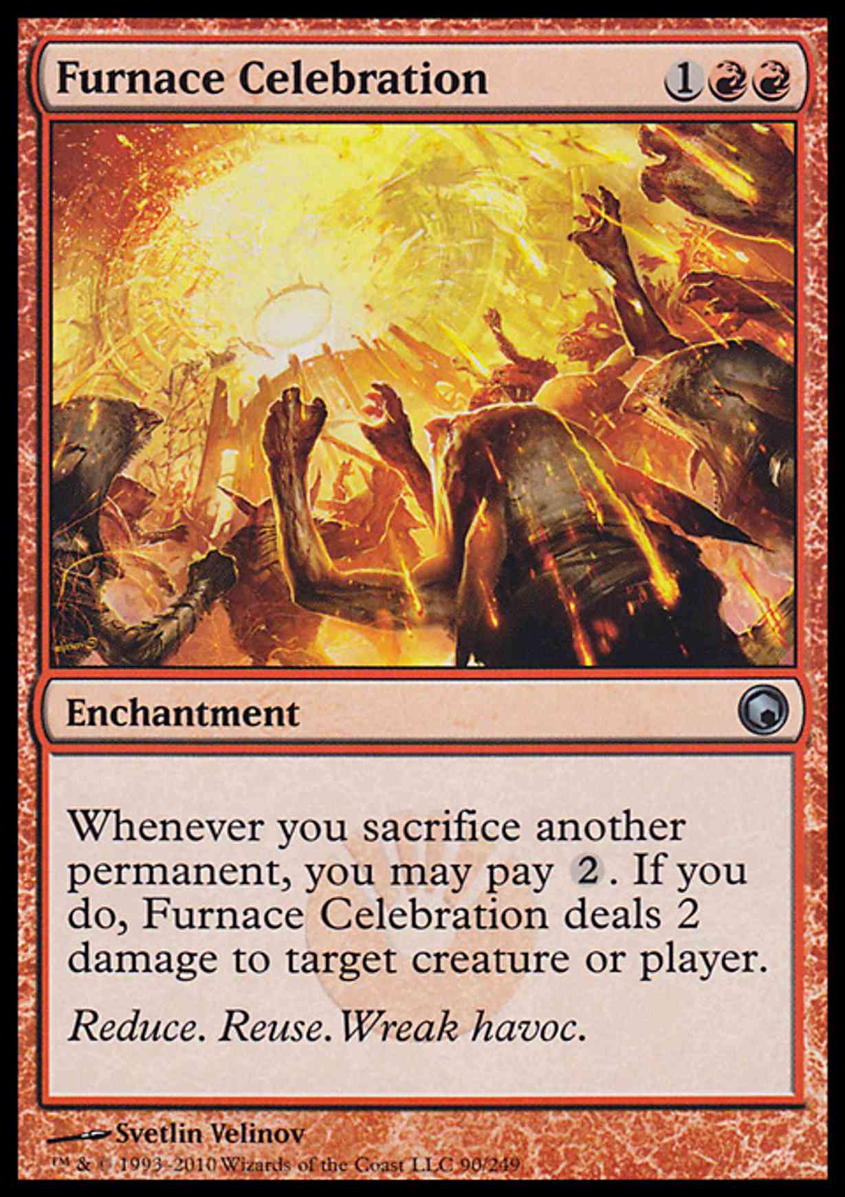 Furnace Celebration magic card front