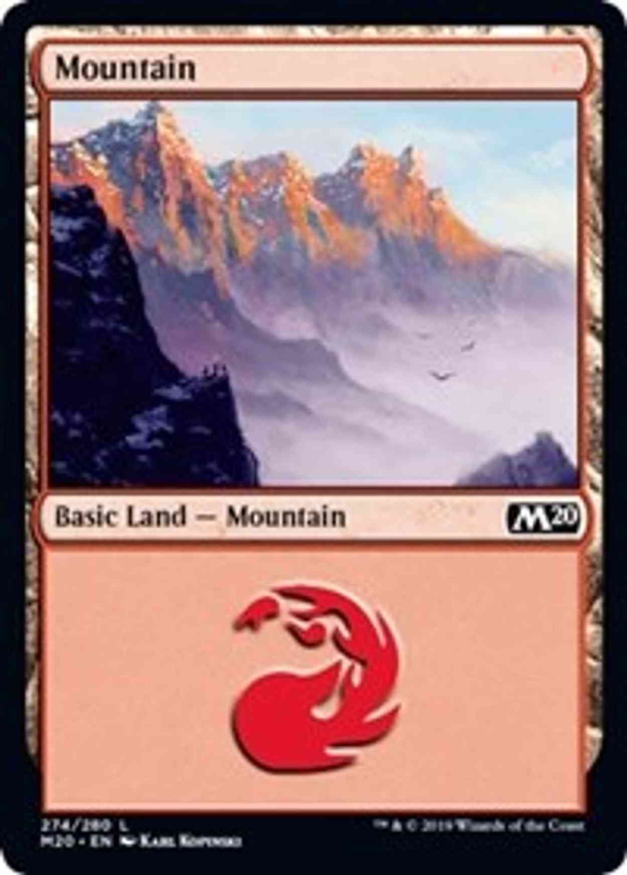 Mountain (274) magic card front