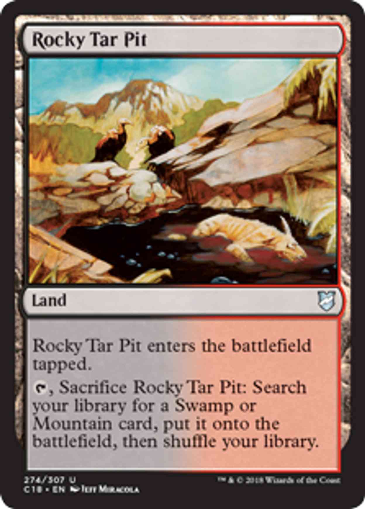 Rocky Tar Pit magic card front