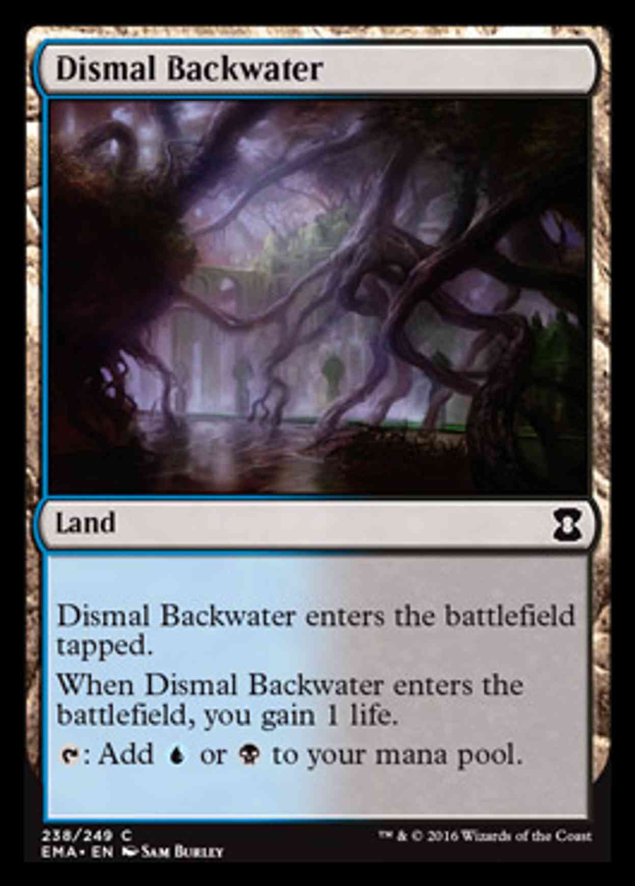 Dismal Backwater magic card front