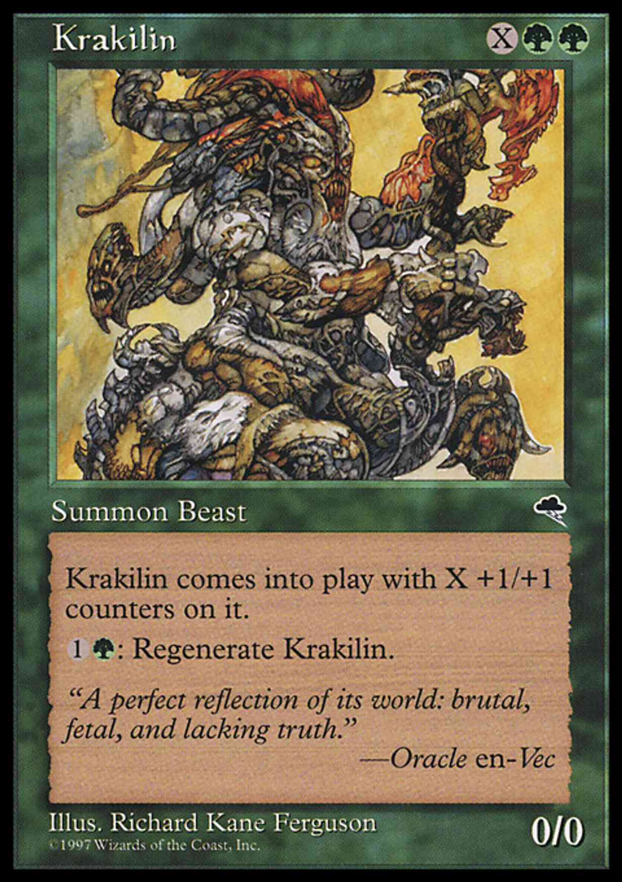 Krakilin magic card front