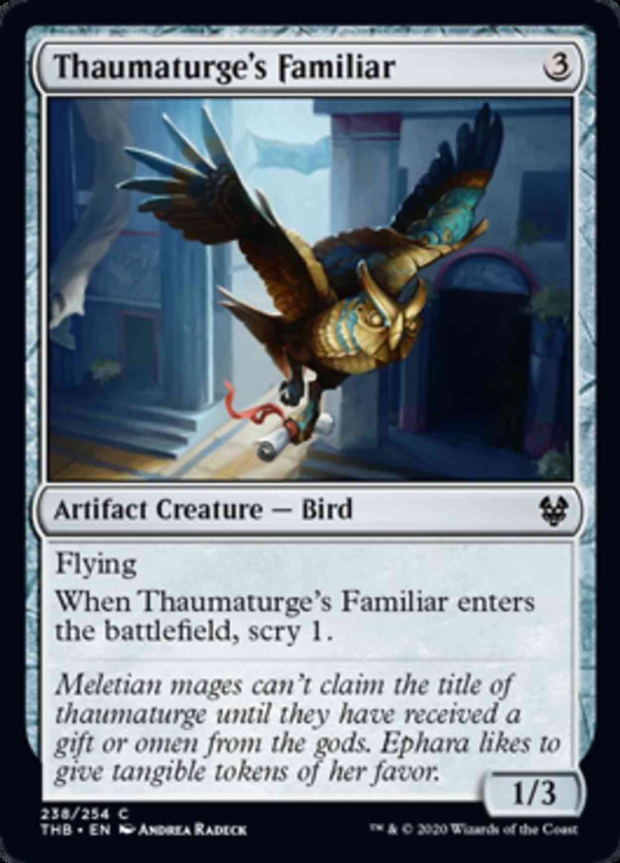 Thaumaturge's Familiar magic card front