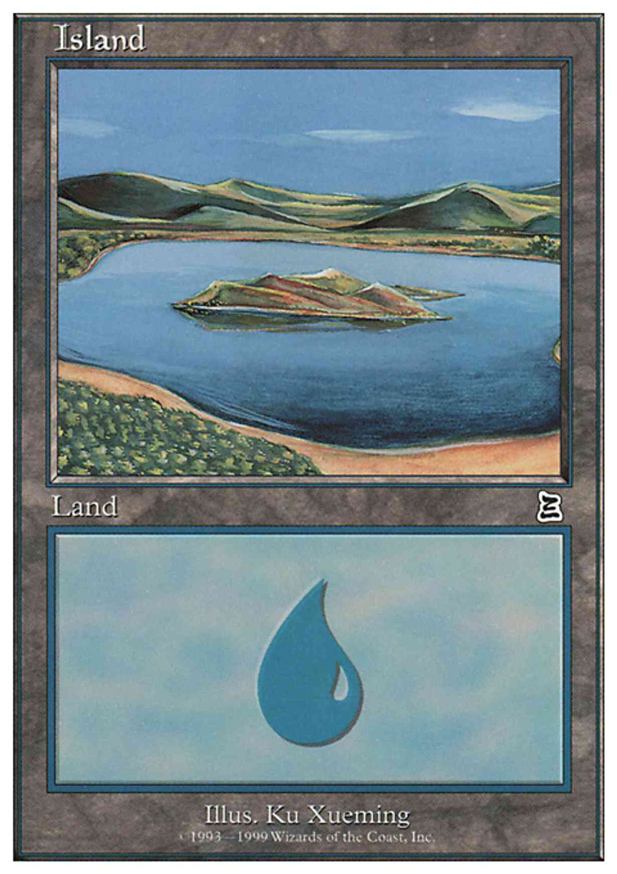 Island (Beach) magic card front