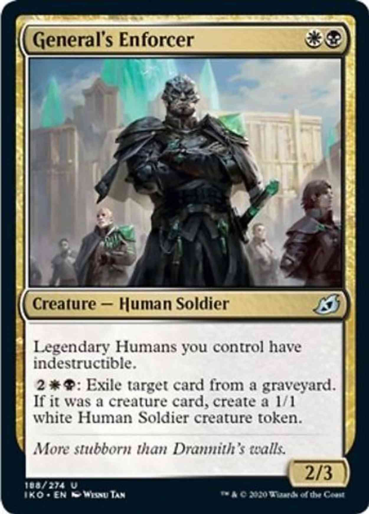 General's Enforcer magic card front