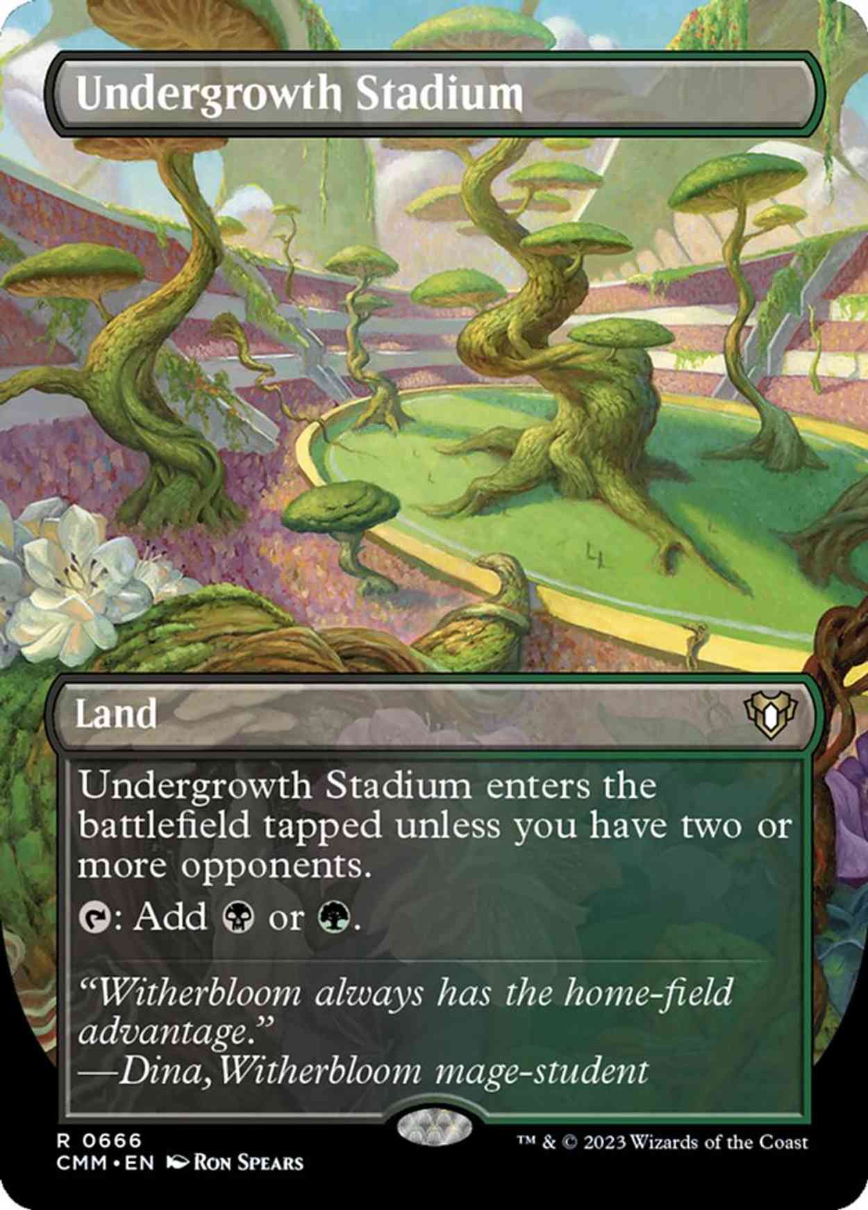 Undergrowth Stadium (Borderless) magic card front