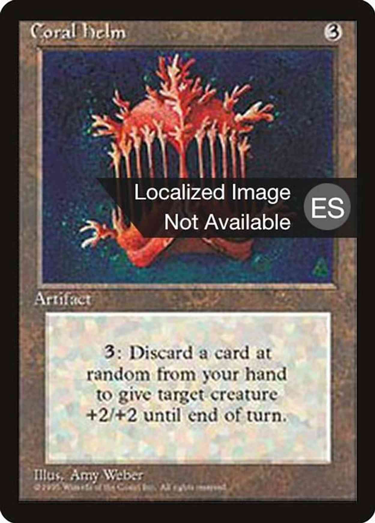 Coral Helm magic card front