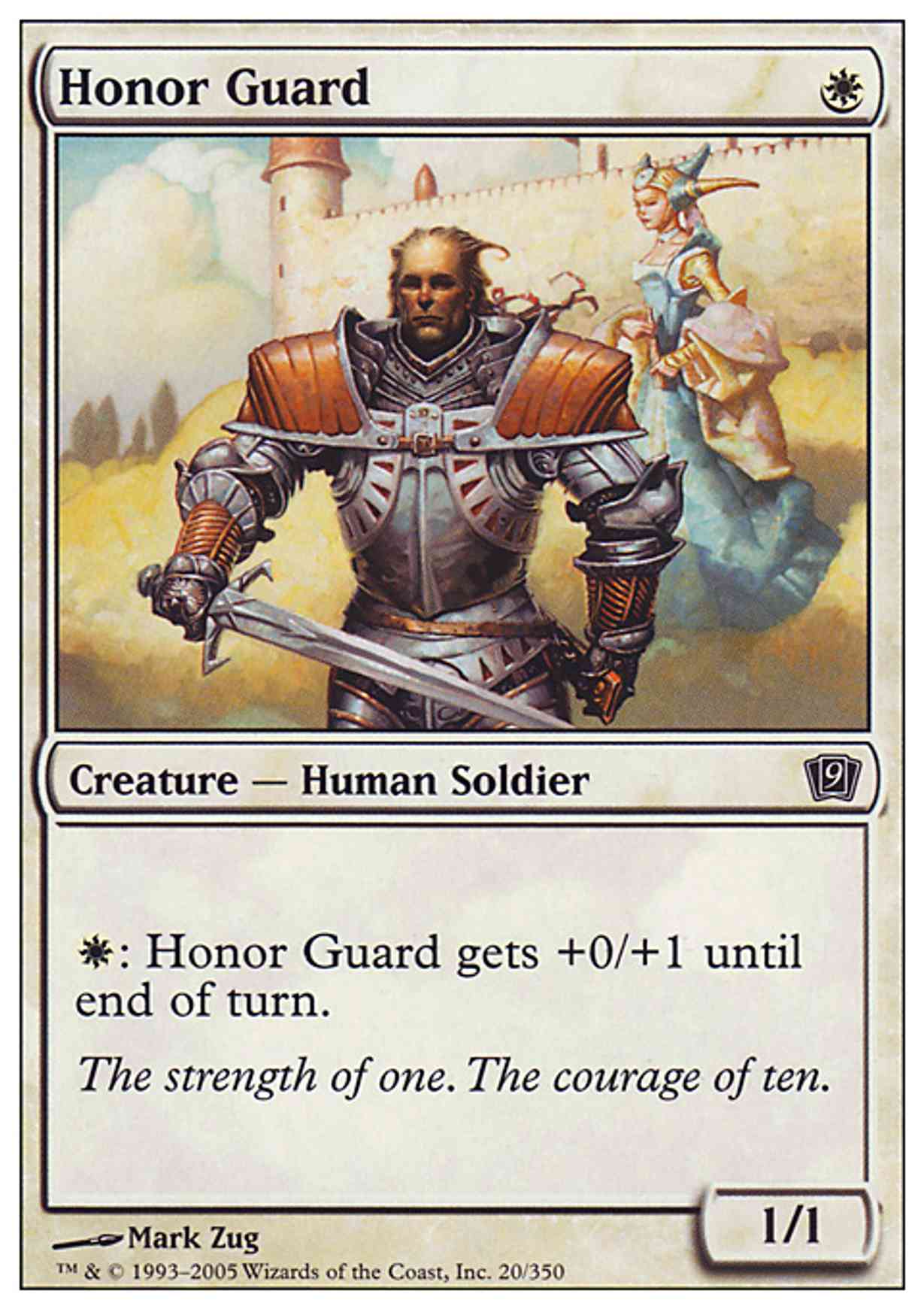 Honor Guard magic card front