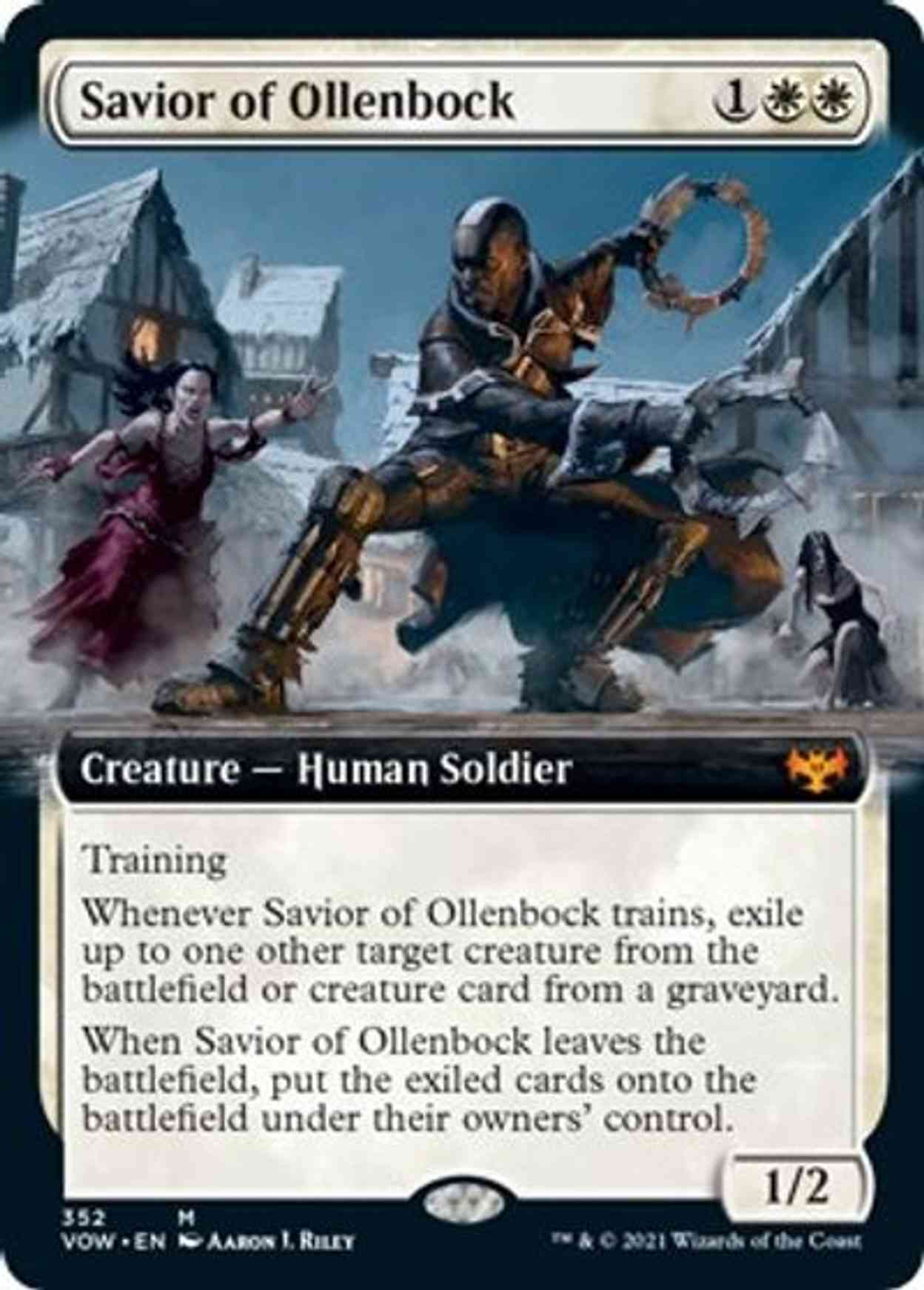 Savior of Ollenbock (Extended Art) magic card front