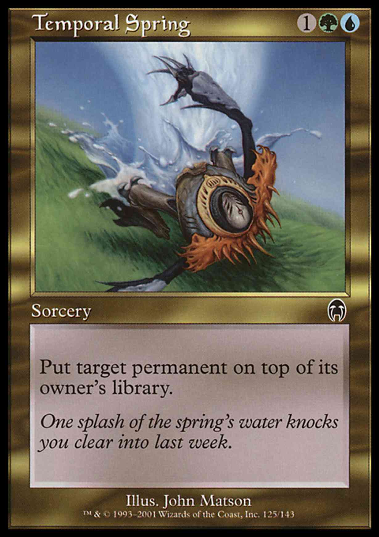 Temporal Spring magic card front