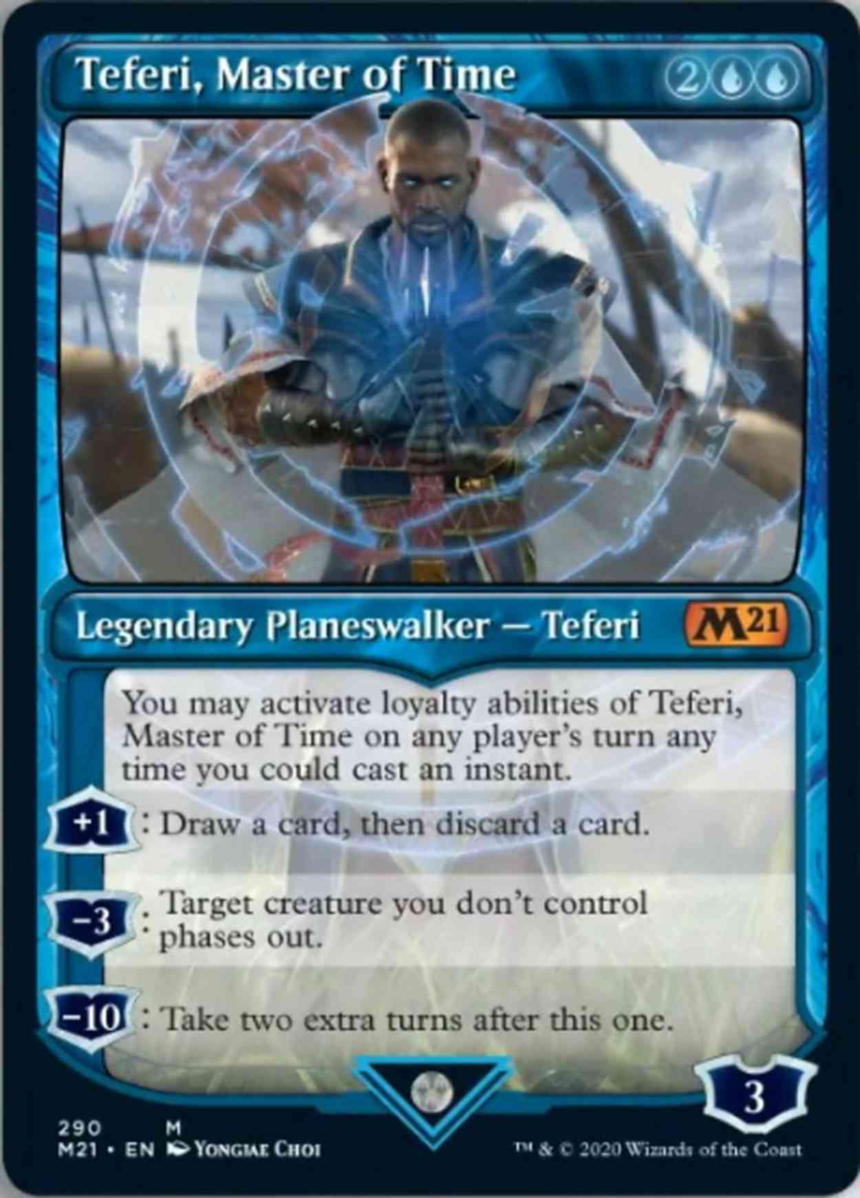 Teferi, Master of Time (Showcase) (290) magic card front
