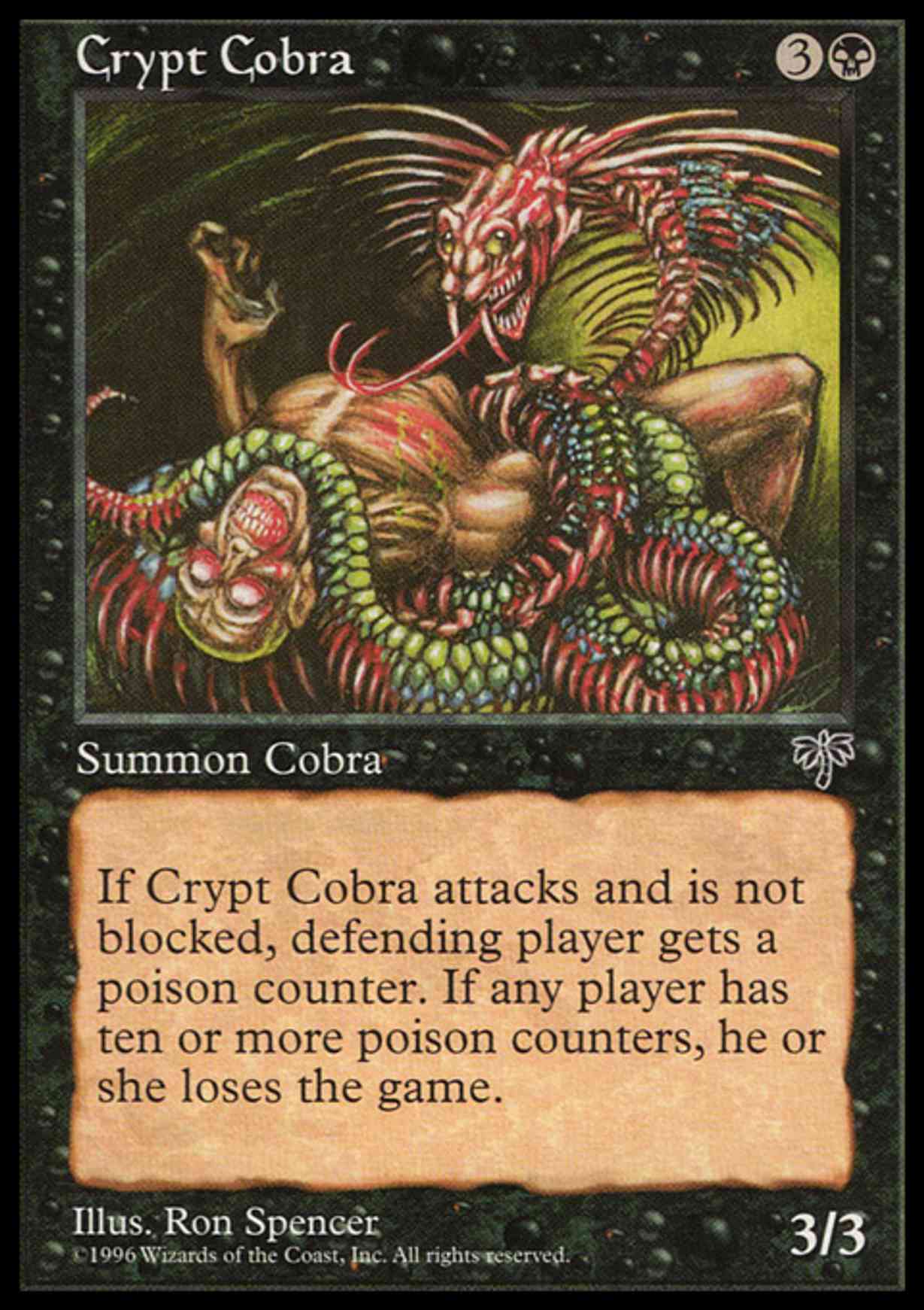 Crypt Cobra magic card front