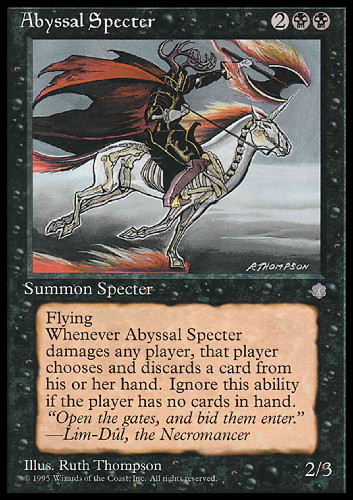 Abyssal Specter magic card front