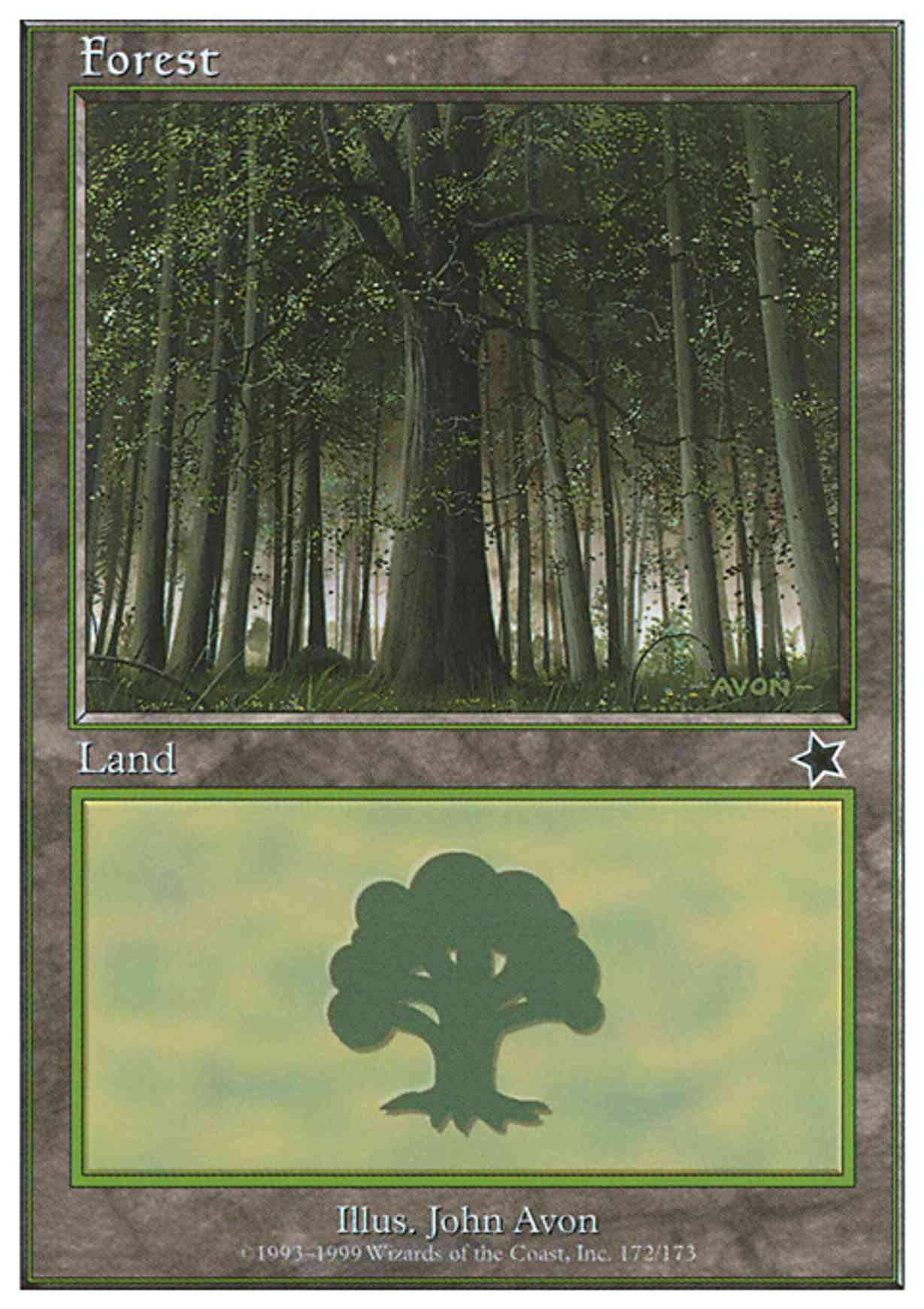 Forest (172)  magic card front