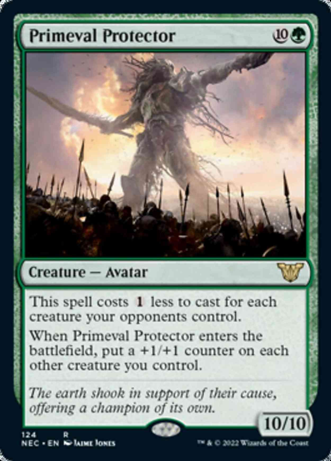 Primeval Protector magic card front