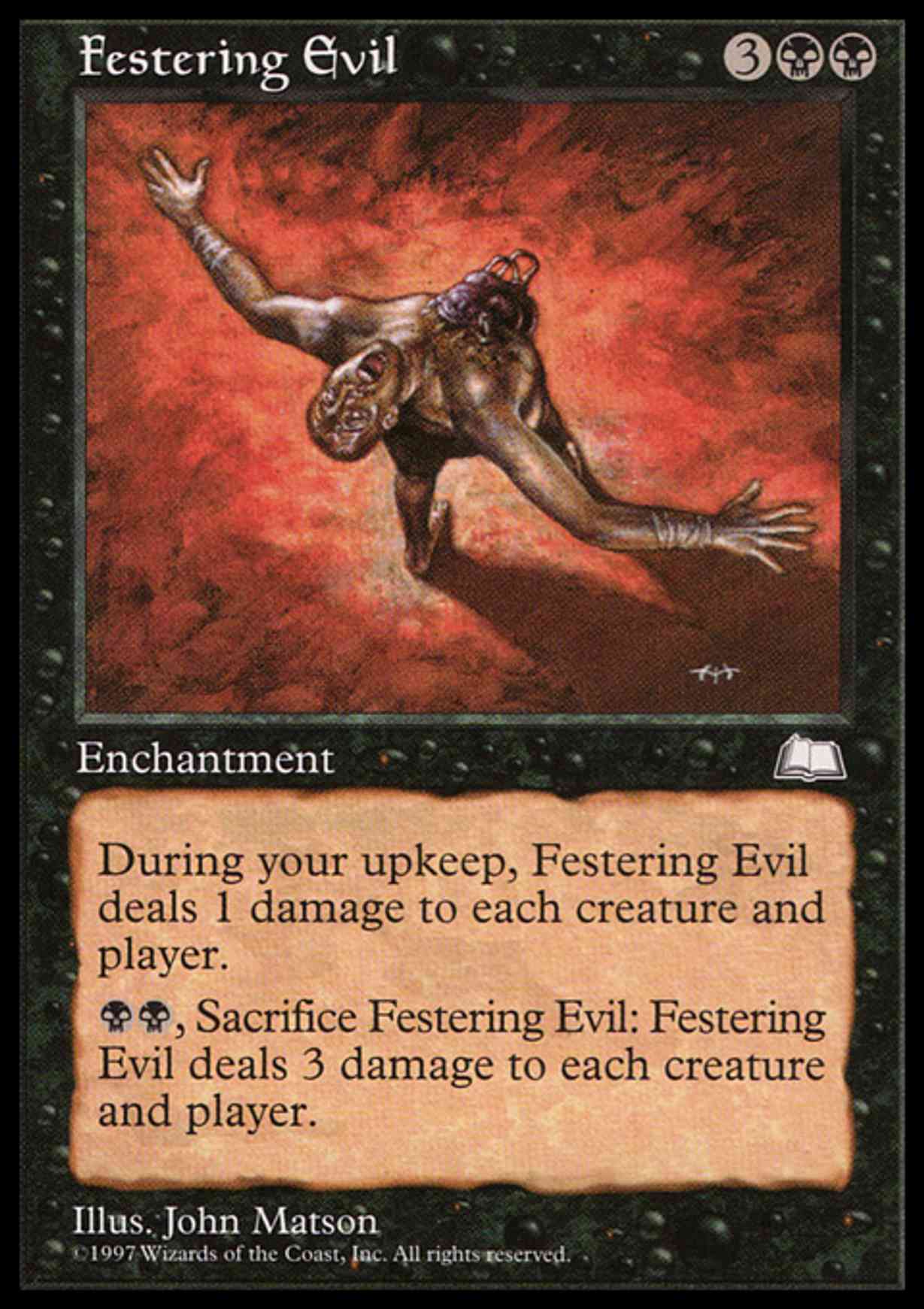 Festering Evil magic card front