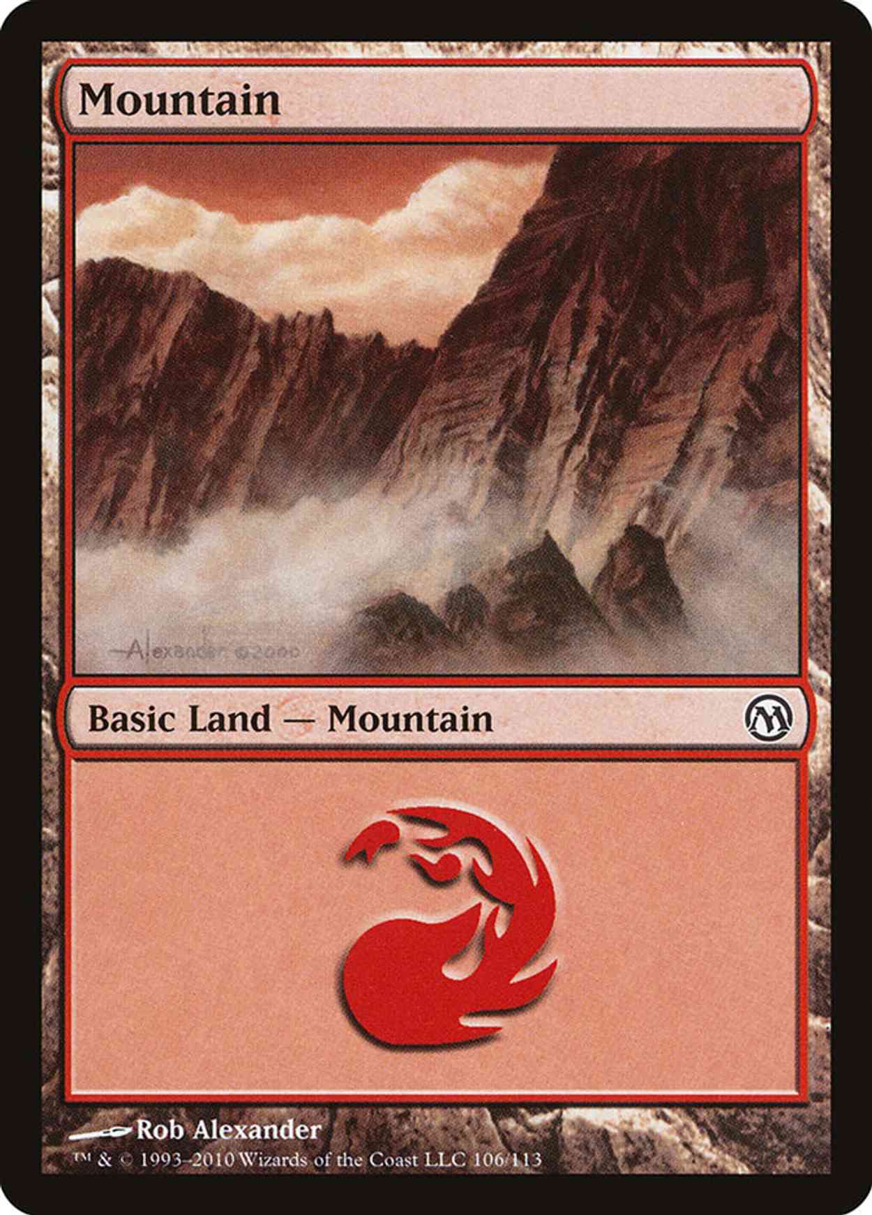 Mountain (106) magic card front