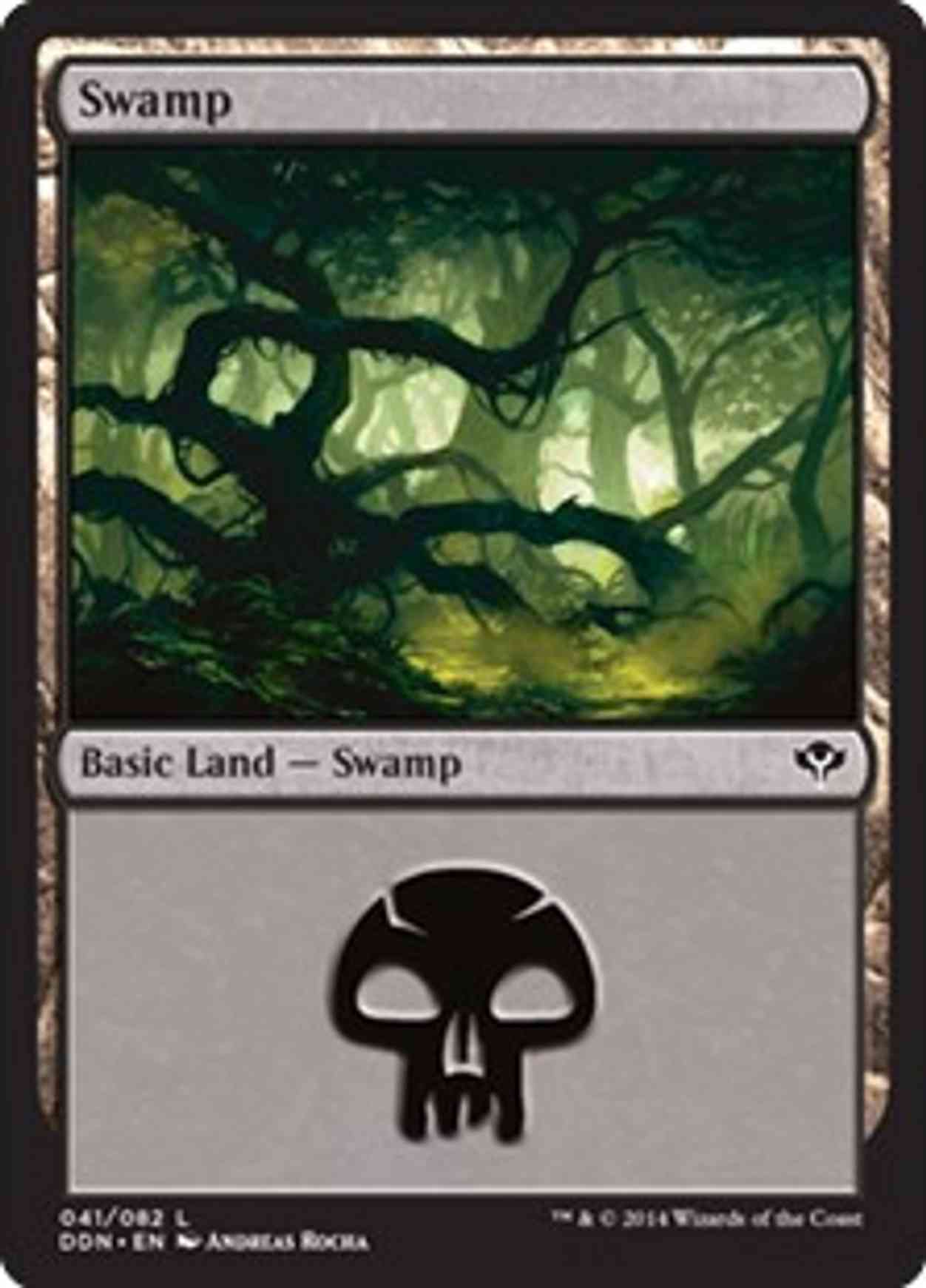 Swamp (41) magic card front