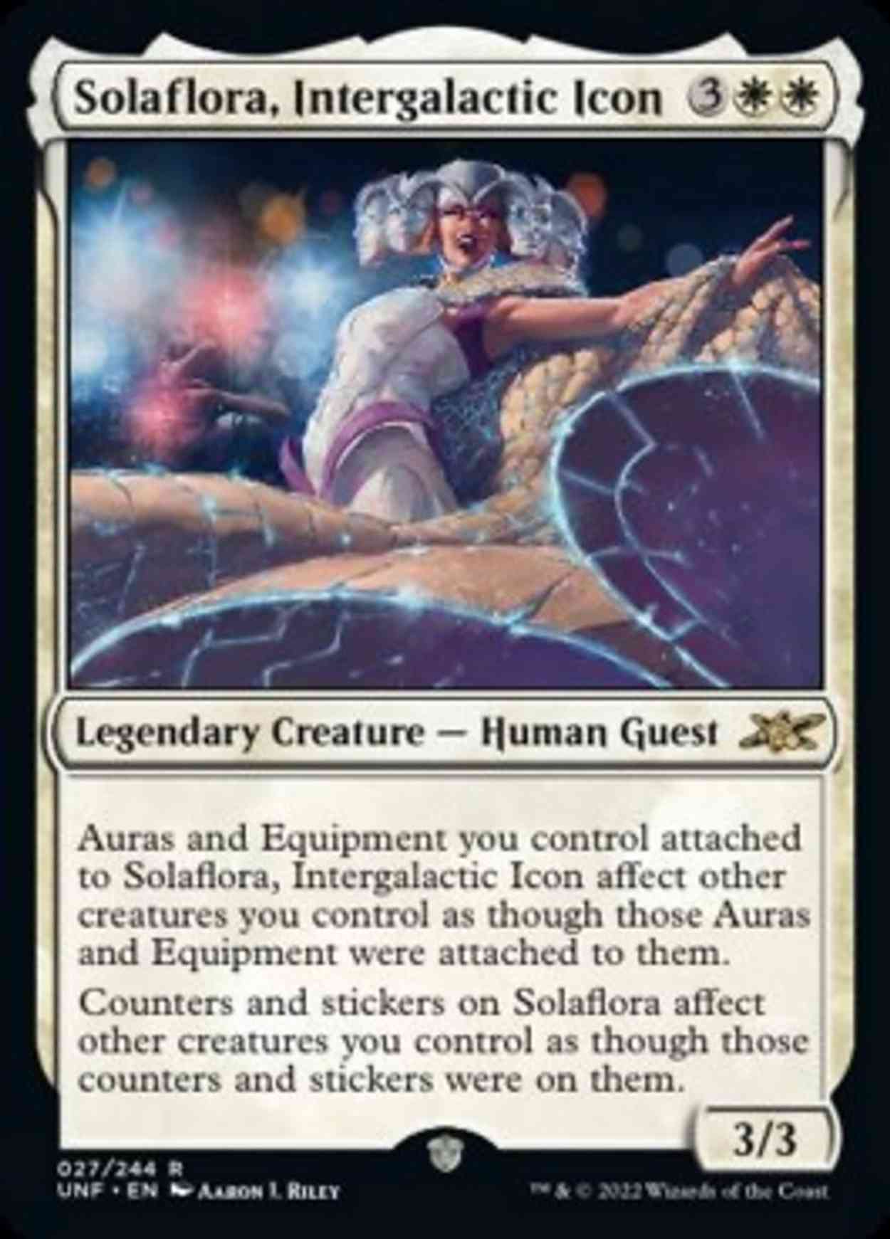 Solaflora, Intergalactic Icon magic card front