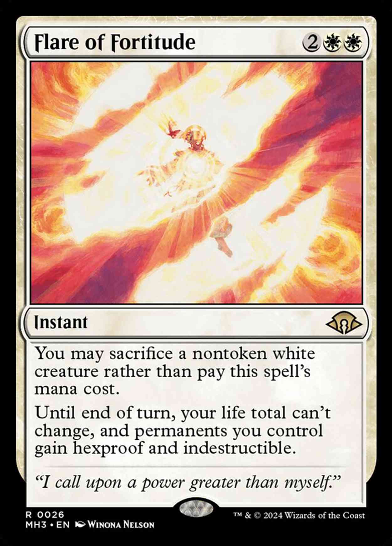 Flare of Fortitude magic card front