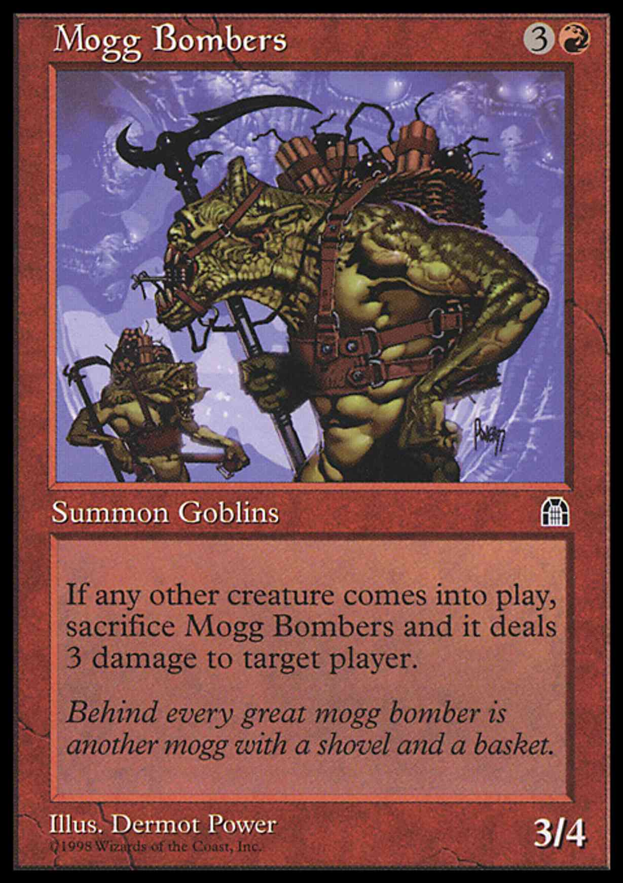 Mogg Bombers magic card front