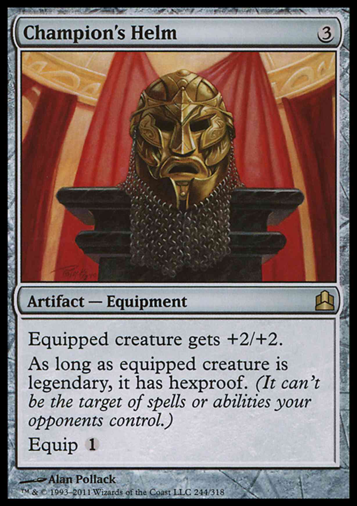 Champion's Helm magic card front