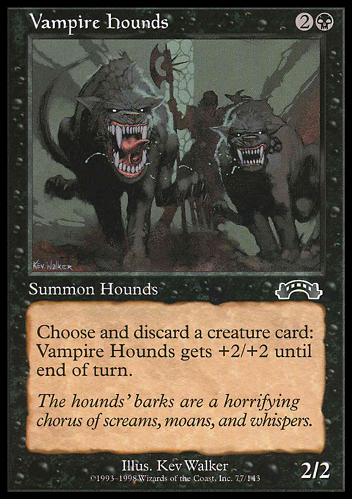 Vampire Hounds magic card front