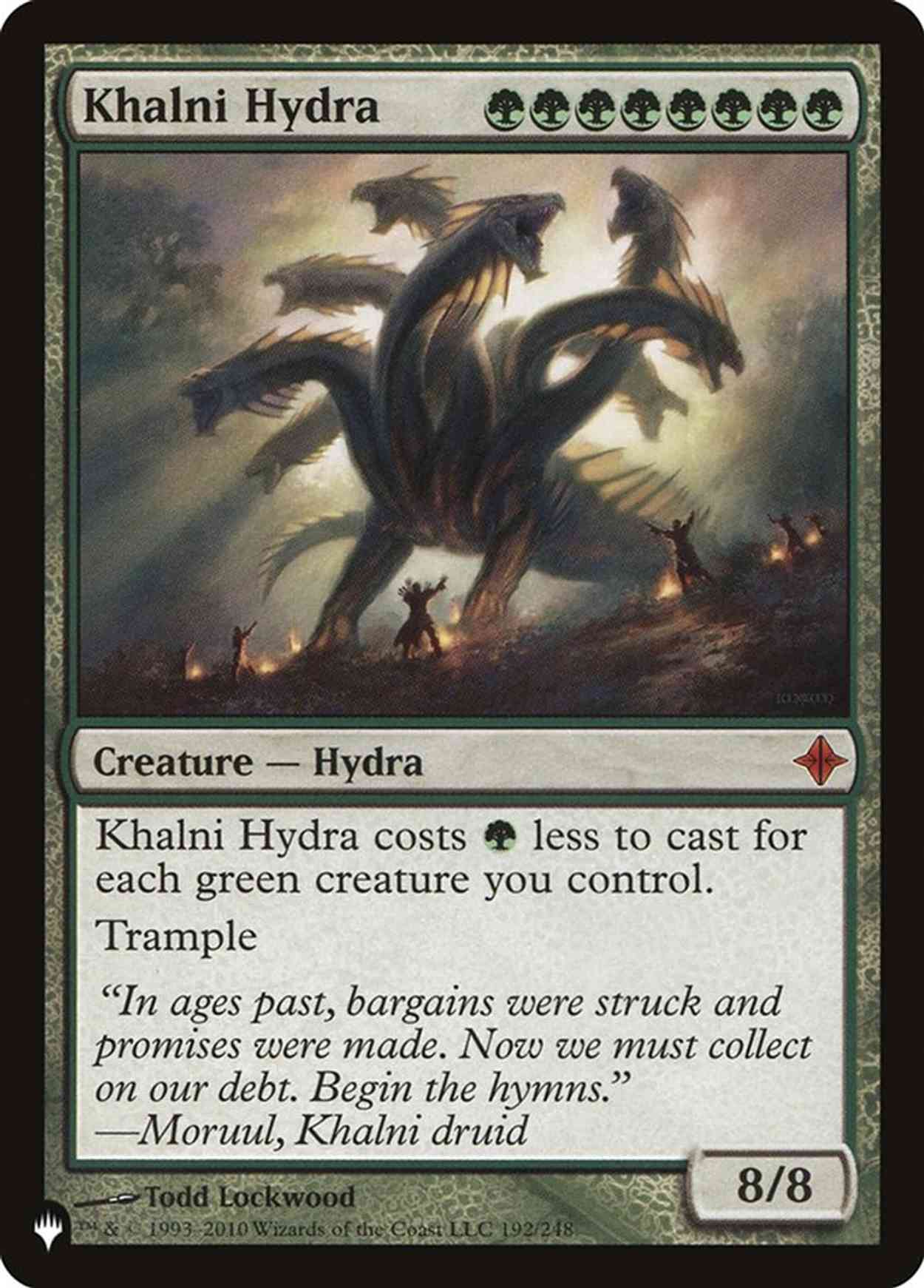 Khalni Hydra magic card front