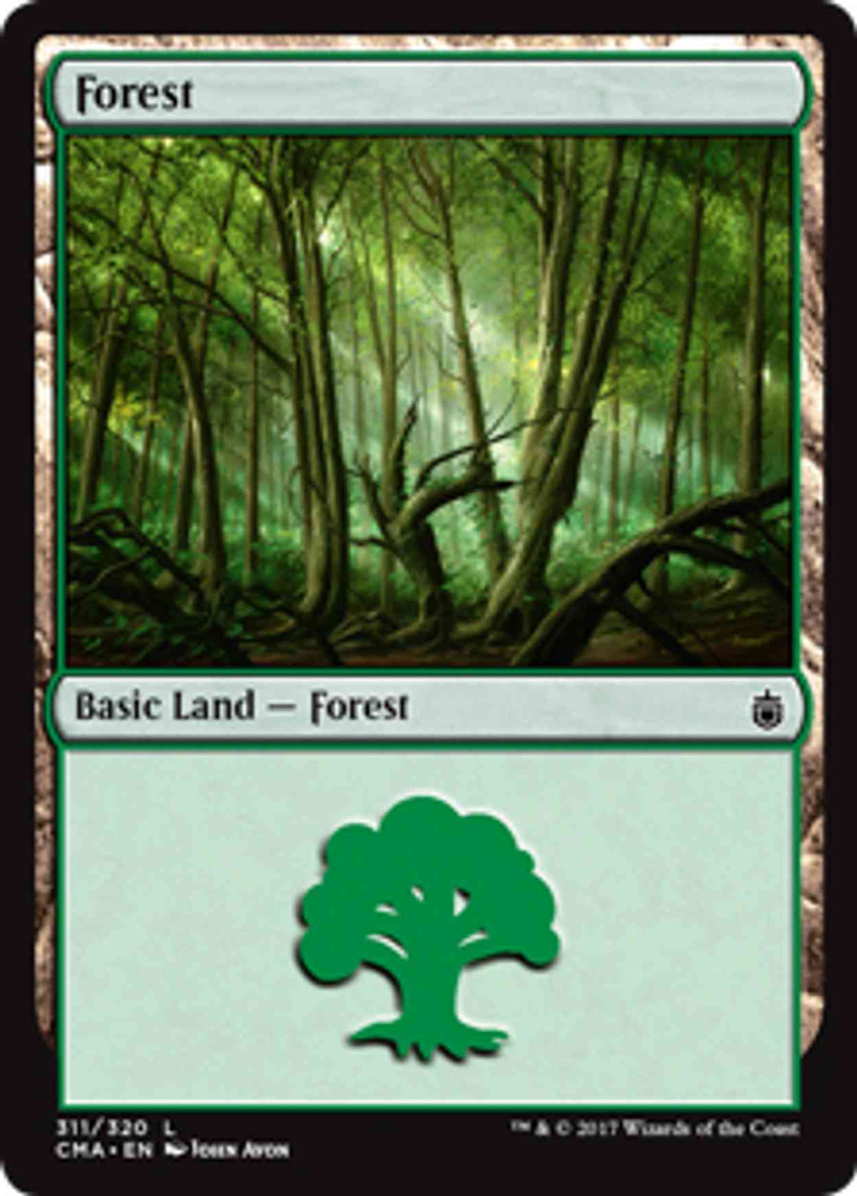 Forest (311) magic card front