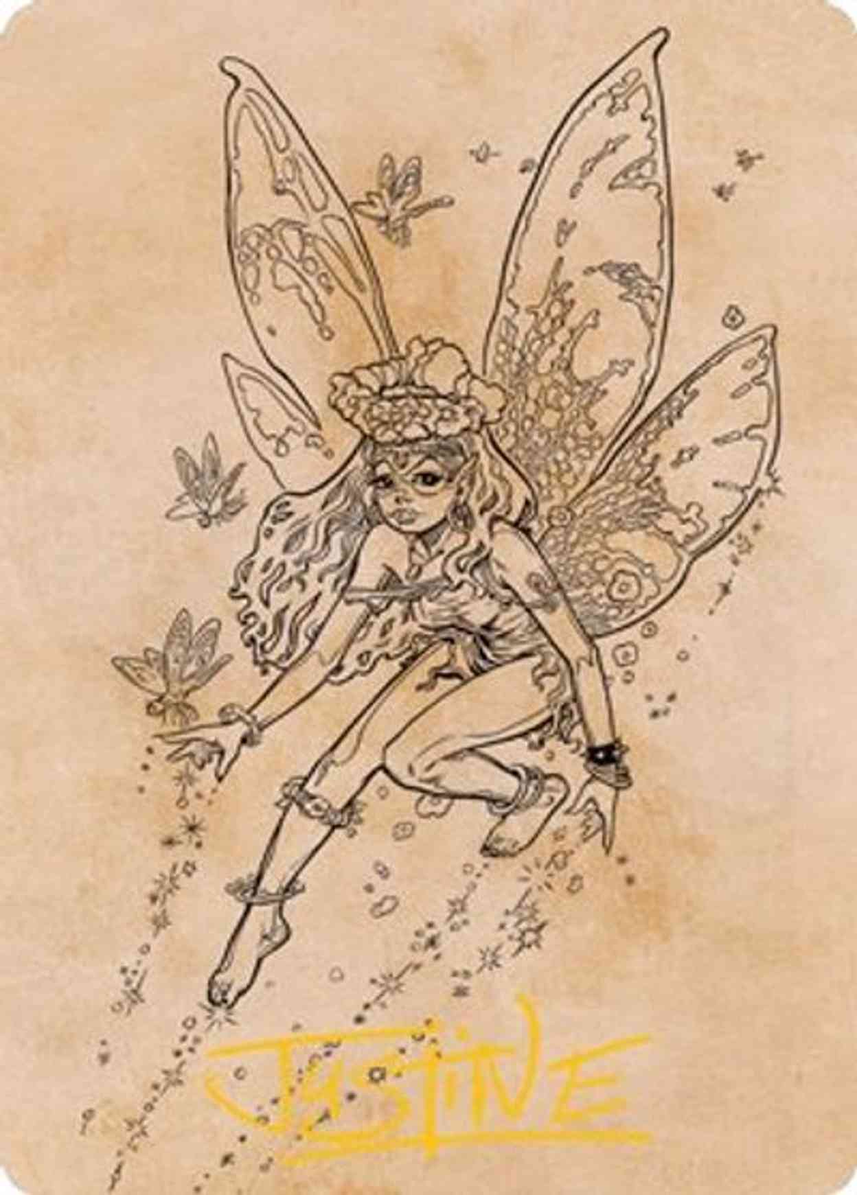 Pixie Guide (Showcase) Art Card (Gold-Stamped Signature) magic card front