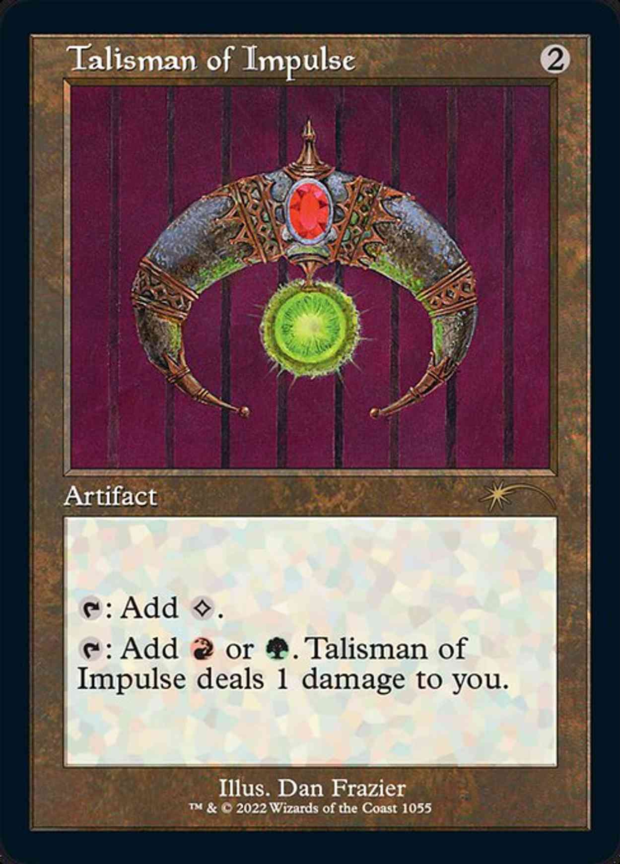 Talisman of Impulse (Retro Frame) magic card front