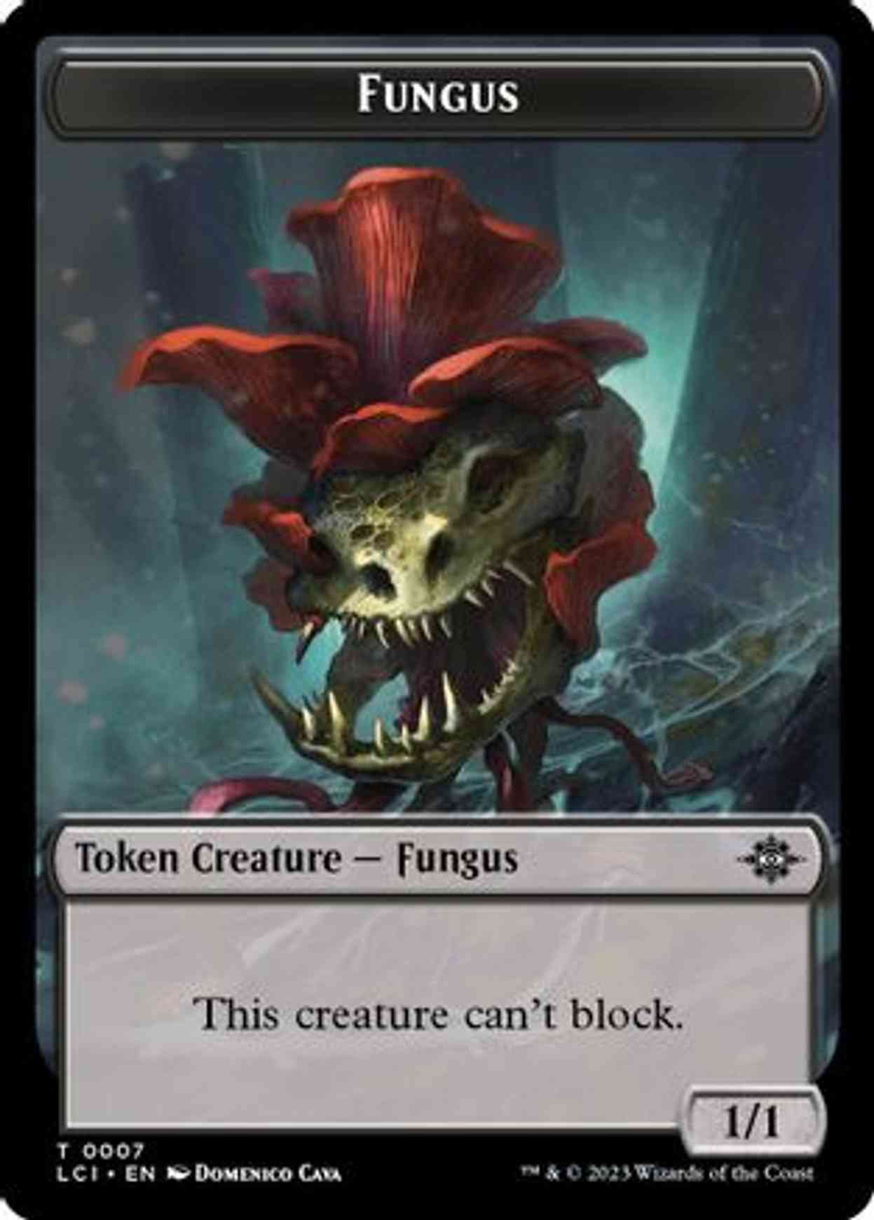 Fungus Token magic card front
