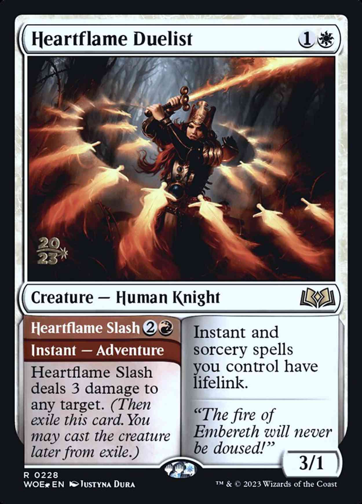 Heartflame Duelist magic card front