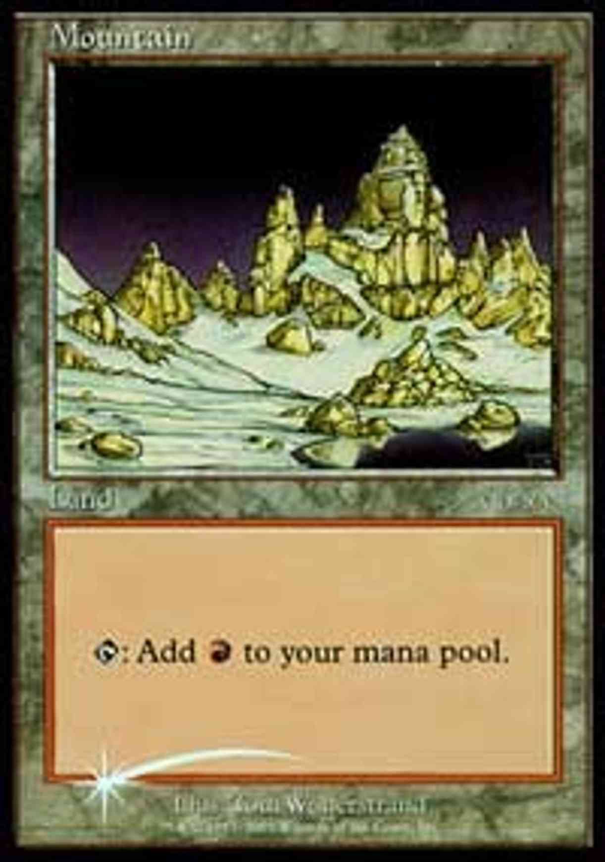 Mountain (2001) magic card front