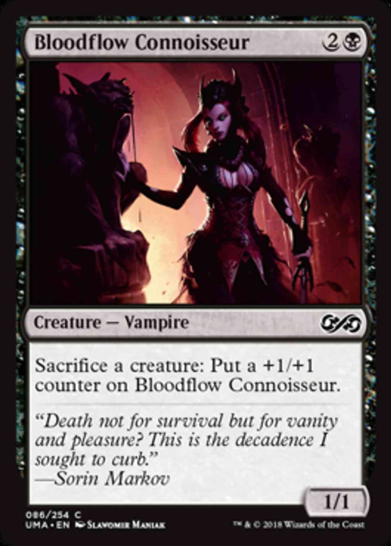 Bloodflow Connoisseur magic card front