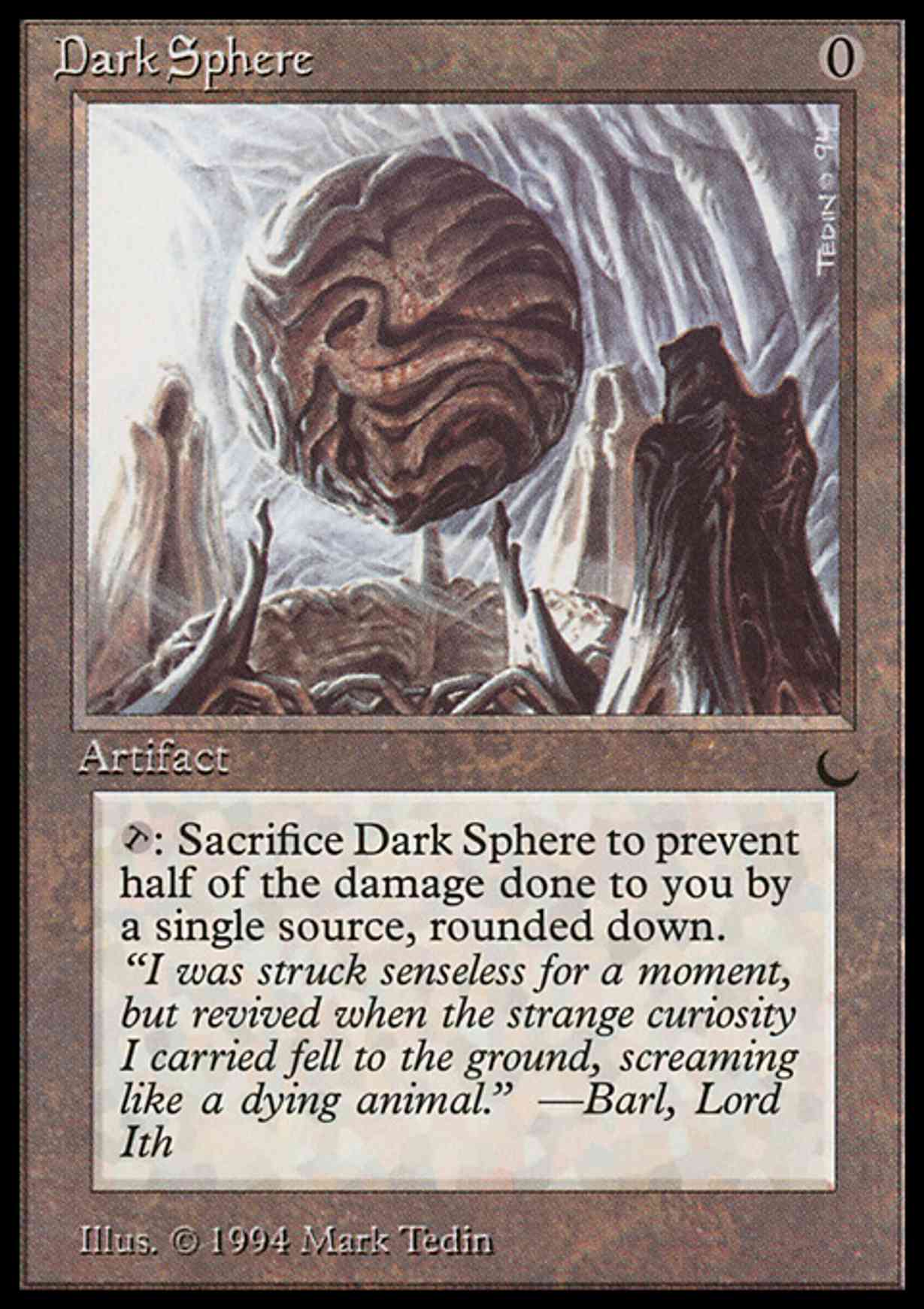 Dark Sphere magic card front