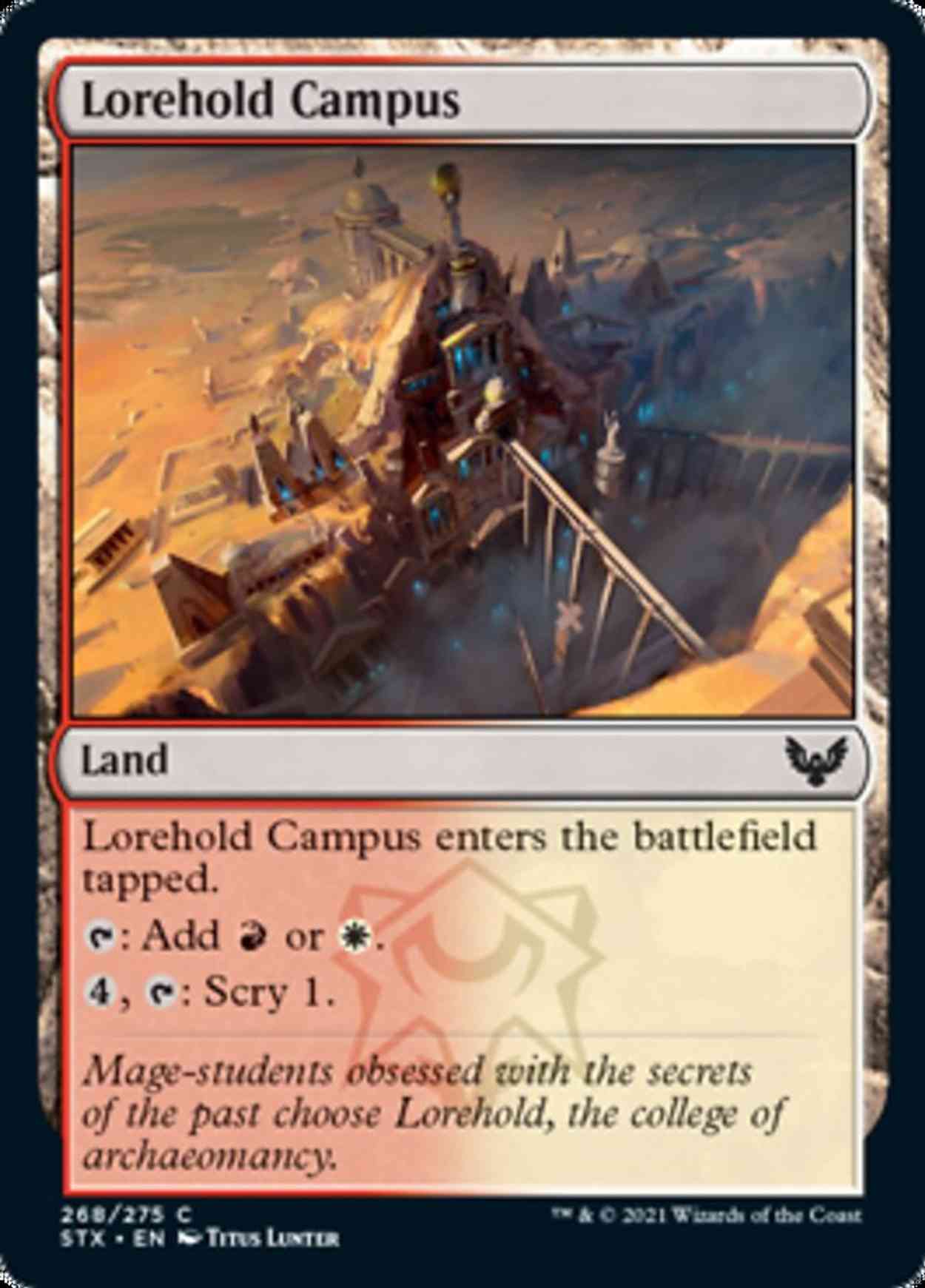 Lorehold Campus magic card front