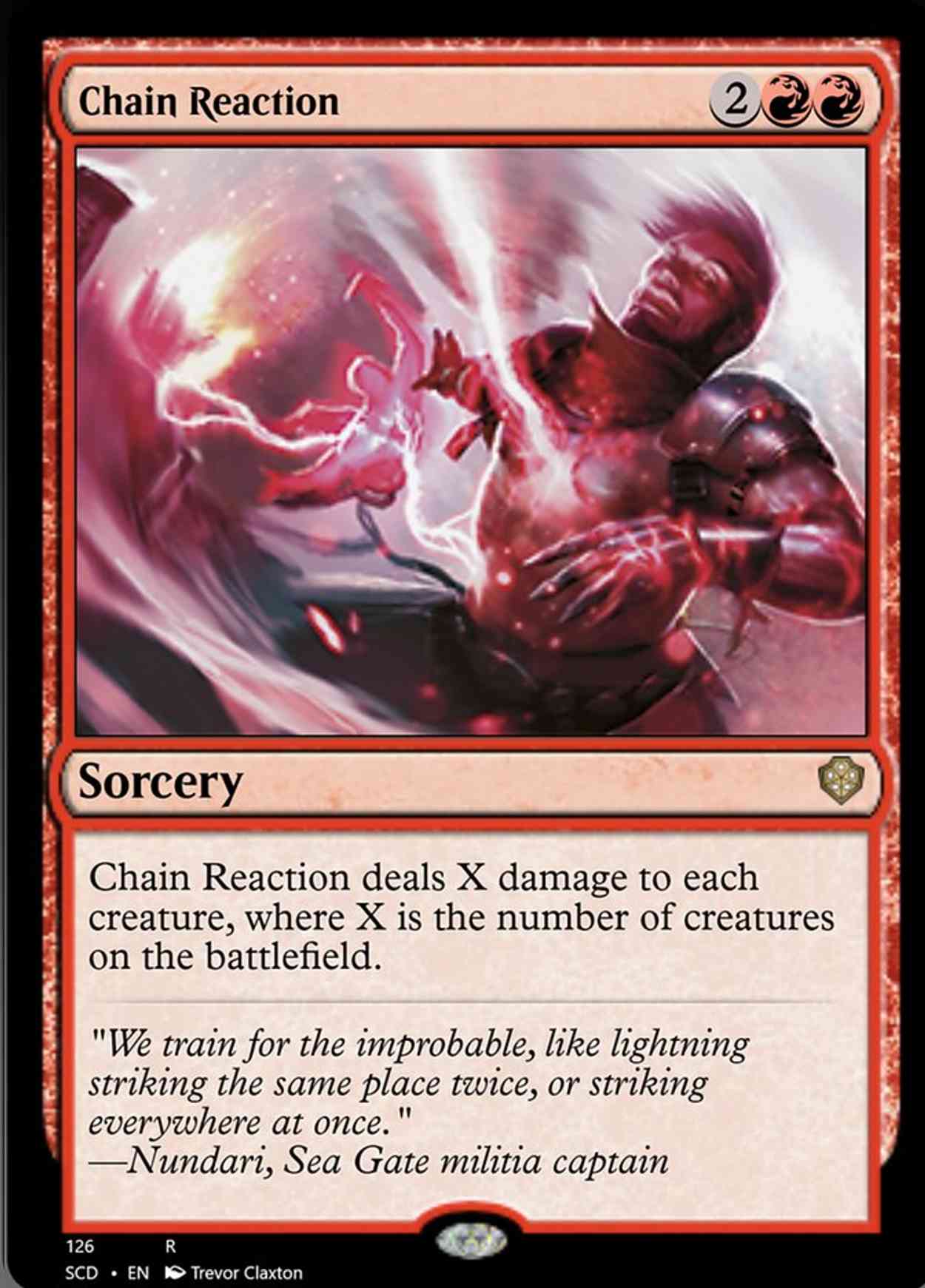 Chain Reaction magic card front
