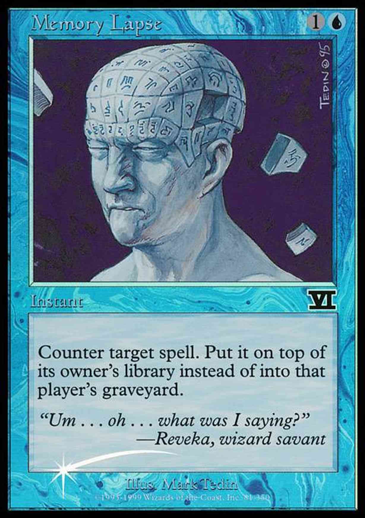 Memory Lapse magic card front