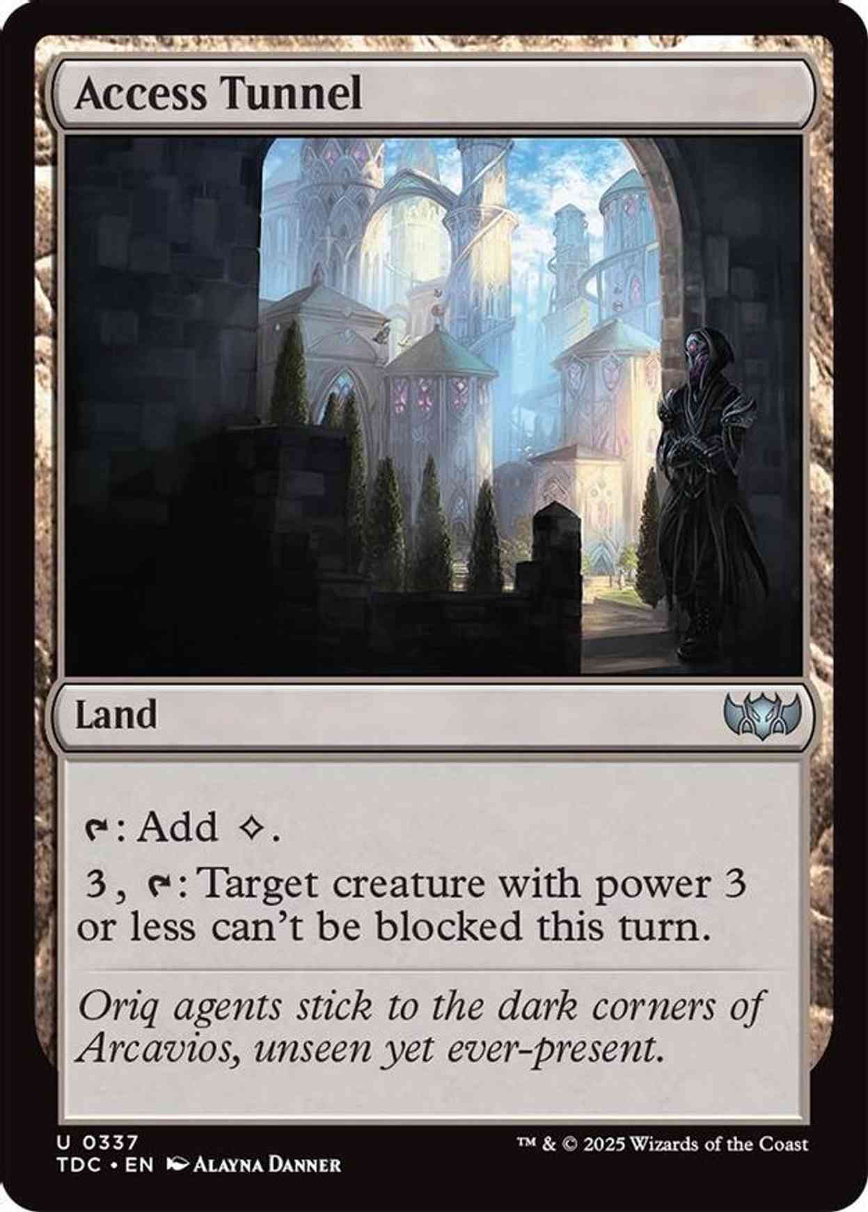 Access Tunnel magic card front