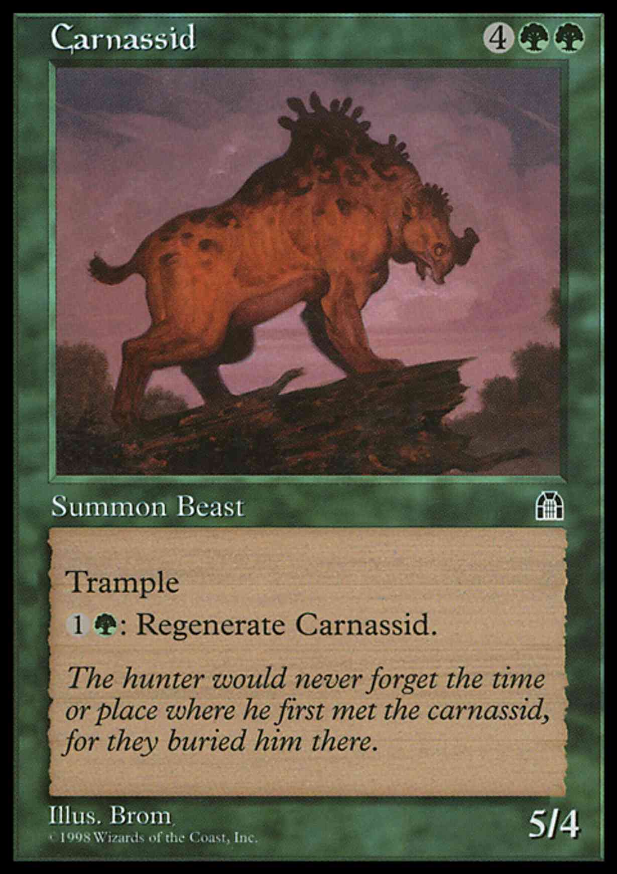 Carnassid magic card front