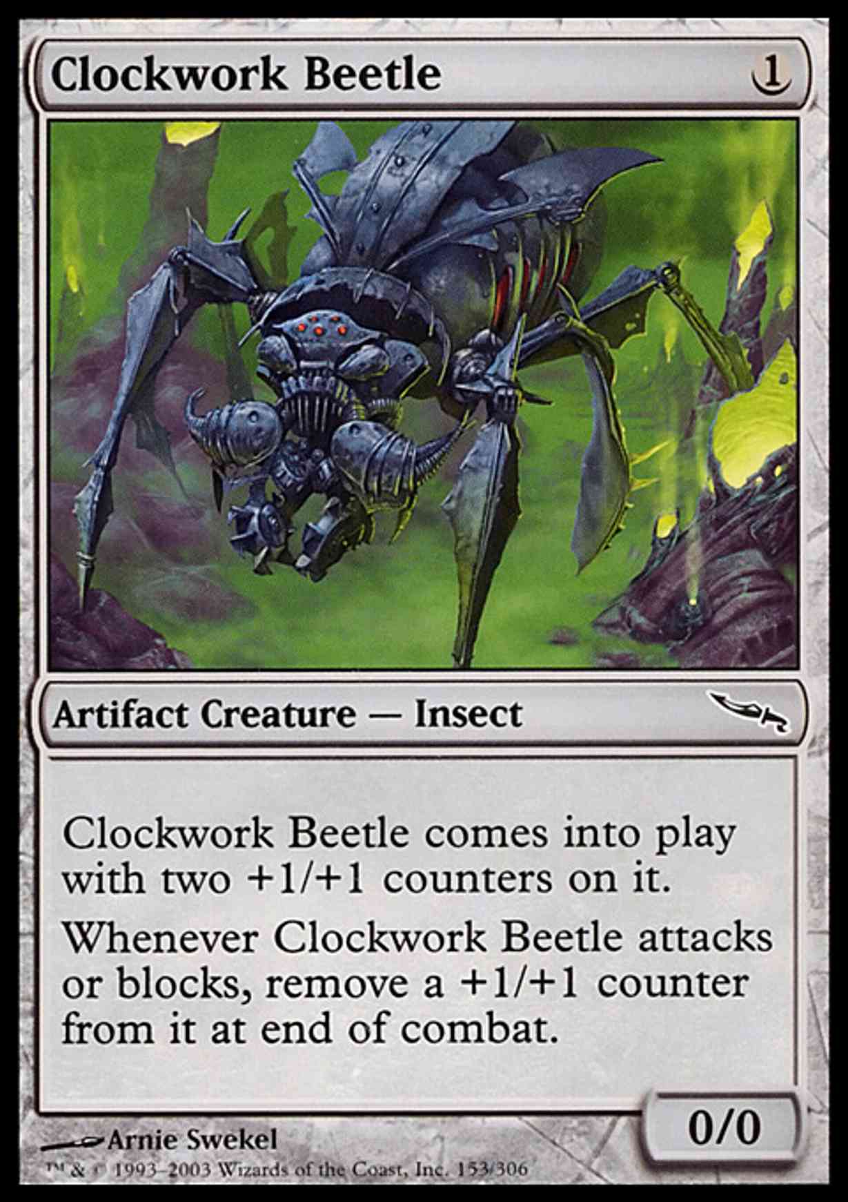 Clockwork Beetle magic card front