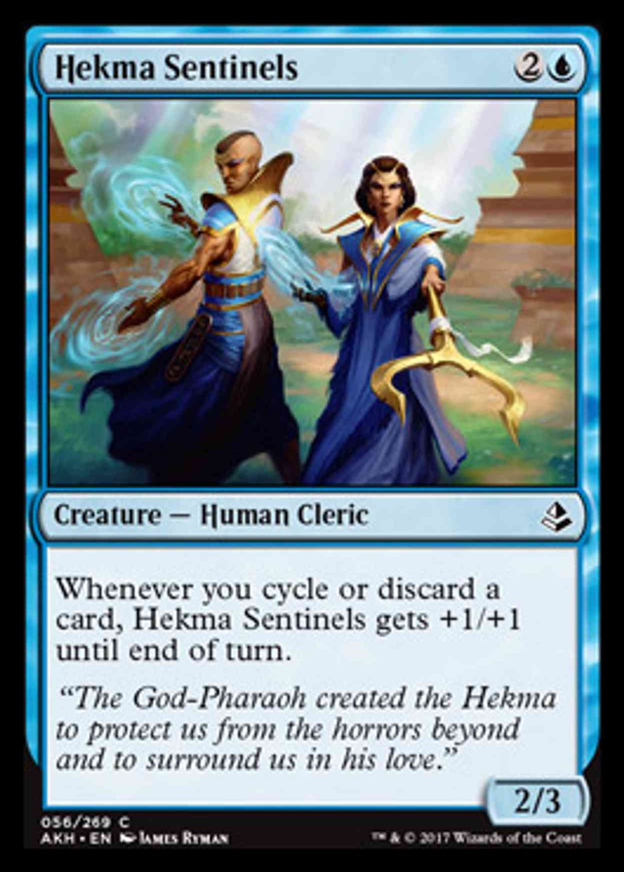 Hekma Sentinels magic card front