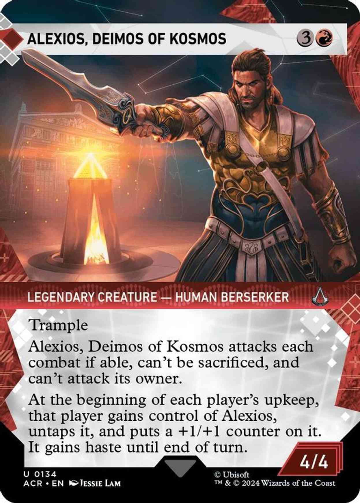 Alexios, Deimos of Kosmos (Showcase) magic card front