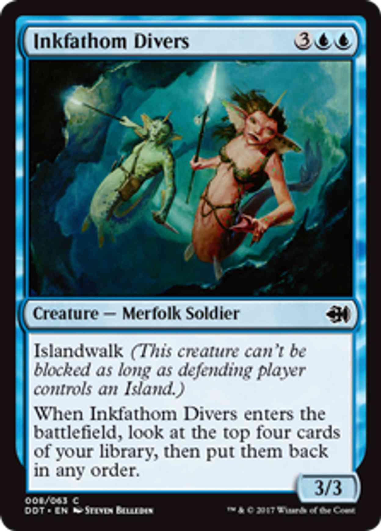 Inkfathom Divers magic card front