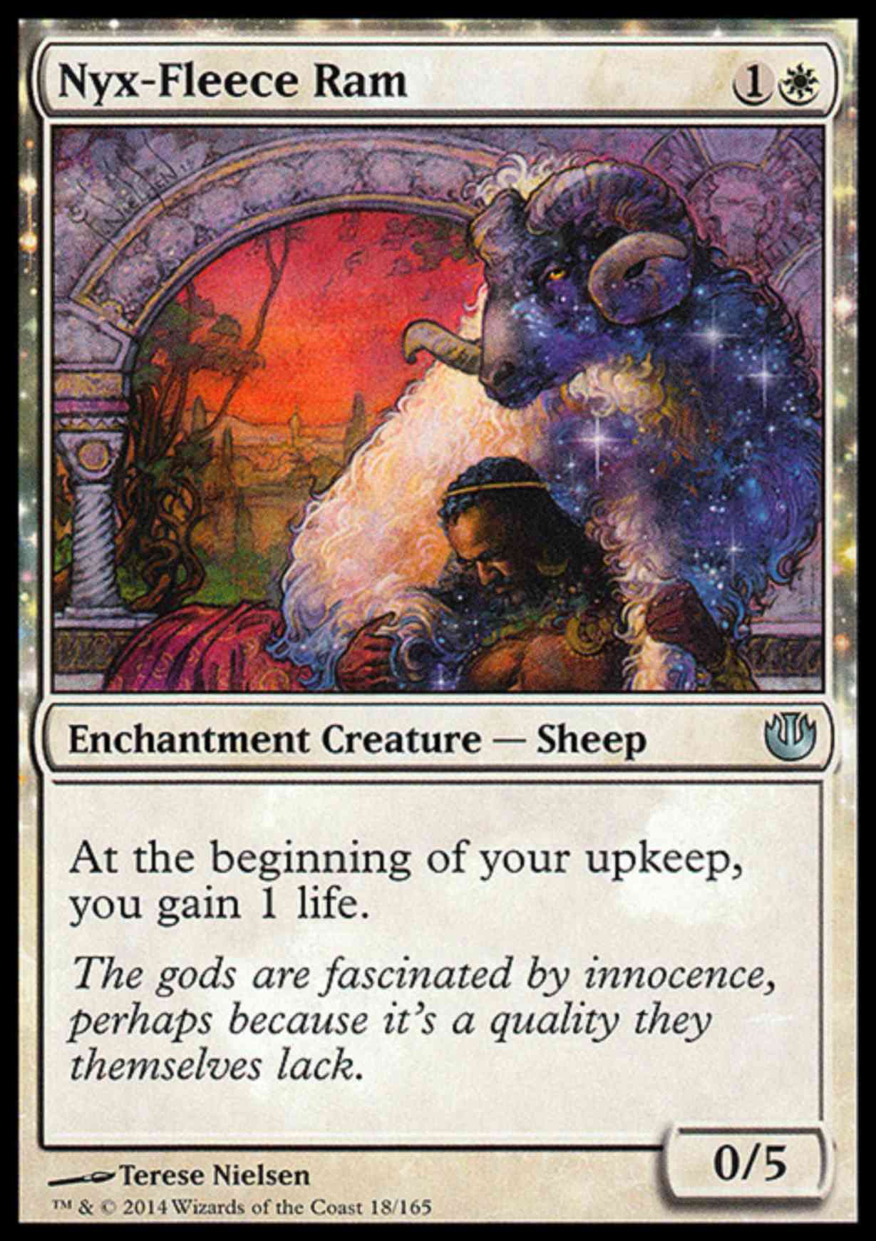 Nyx-Fleece Ram magic card front