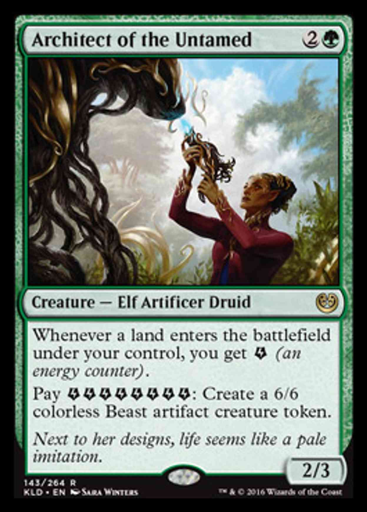 Architect of the Untamed magic card front