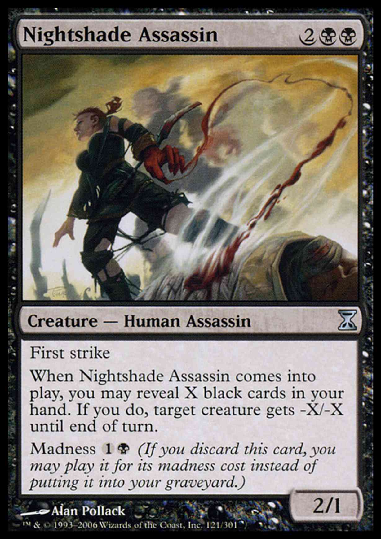 Nightshade Assassin magic card front