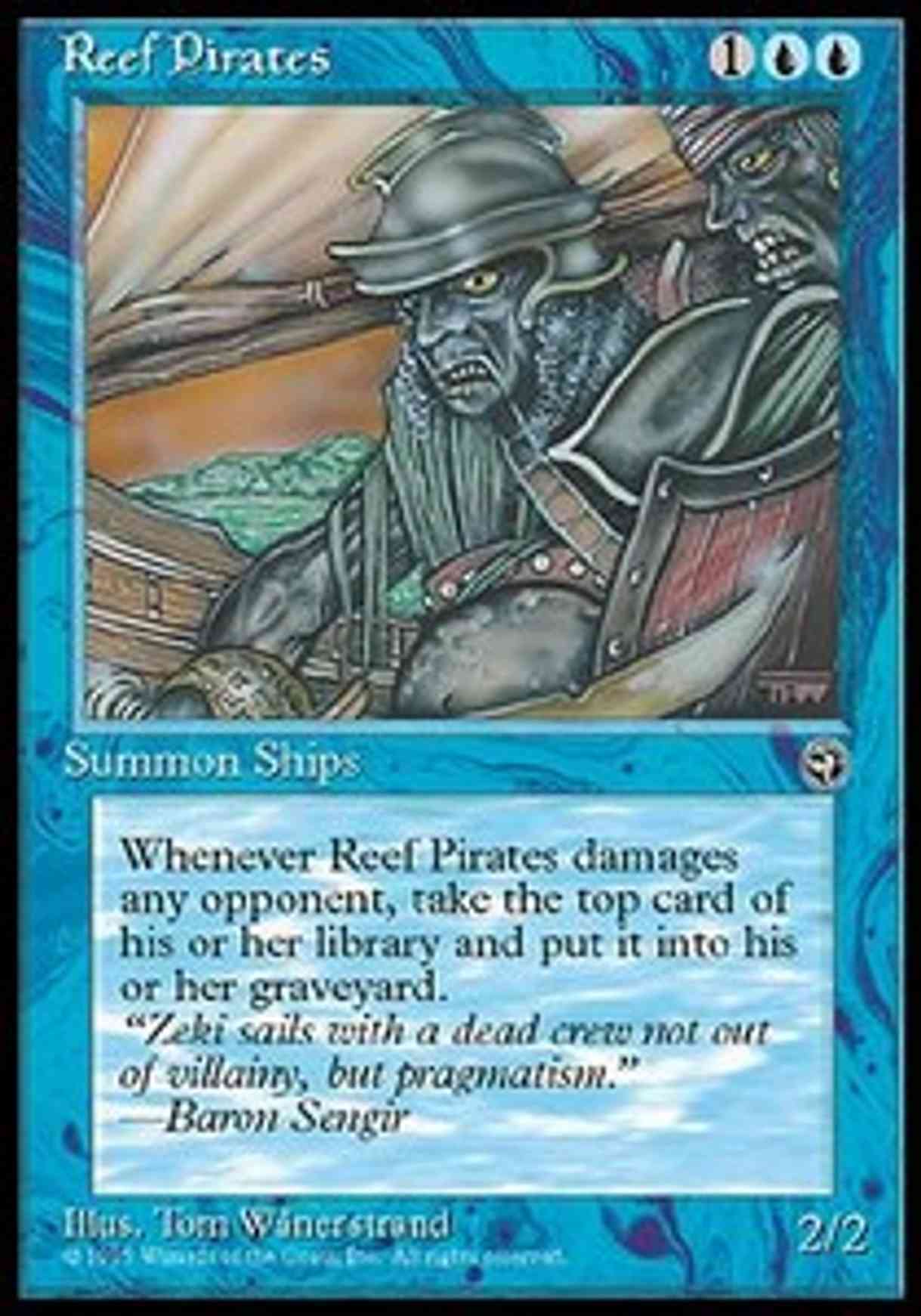 Reef Pirates magic card front